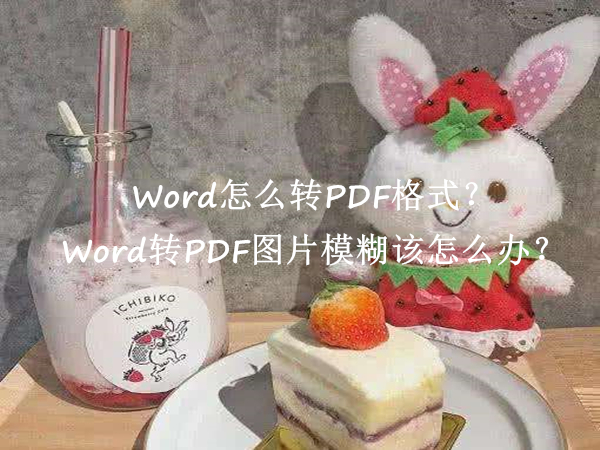 Word怎么转PDF格式？Word转PDF图片模糊该怎么办？