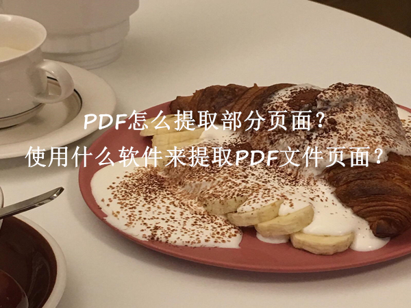 PDF怎么提取部分页面？使用什么软件来提取PDF文件页面？