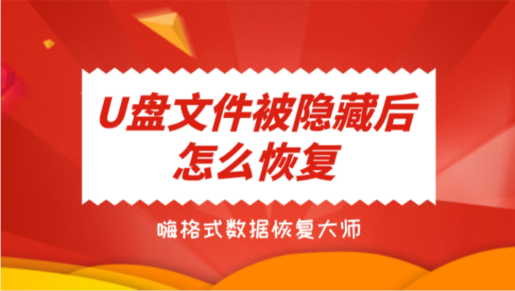 U盘文件被隐藏后怎么恢复？隐藏数据文件恢复教程